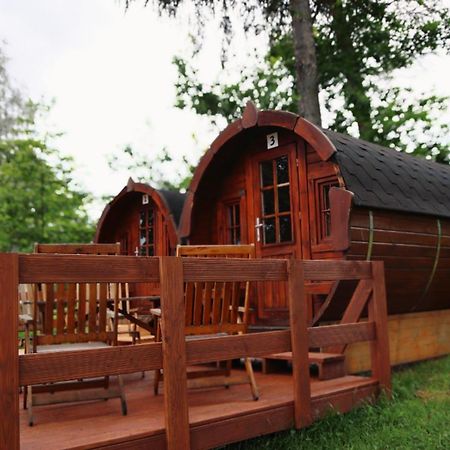 Campingplatz Koberbachtalsperre - Campingfass Mieten Langenbernsdorf Extérieur photo