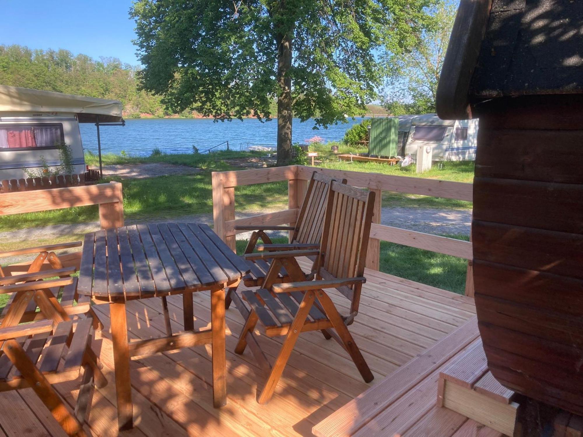 Campingplatz Koberbachtalsperre - Campingfass Mieten Langenbernsdorf Extérieur photo