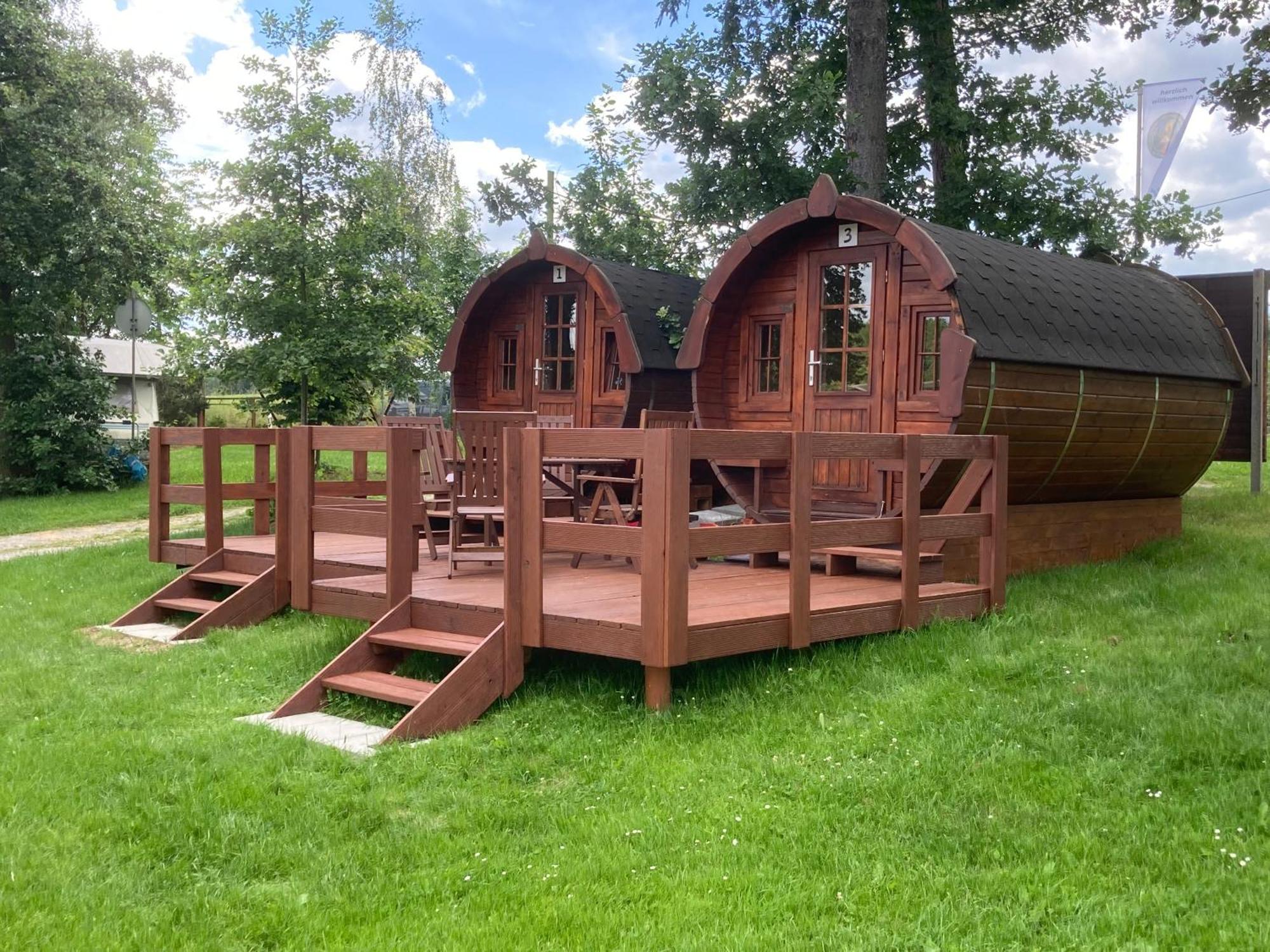 Campingplatz Koberbachtalsperre - Campingfass Mieten Langenbernsdorf Extérieur photo